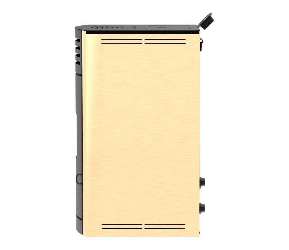 RobinWood Pelletkaminofen wasserführend Enya Aqua Beige 12-30 kW<br>(Variante: 12 kW) RobinWood Pelletkaminofen wasserführend Enya Aqua Beige 12-30 kW<br>(Variante: 12 kW)
